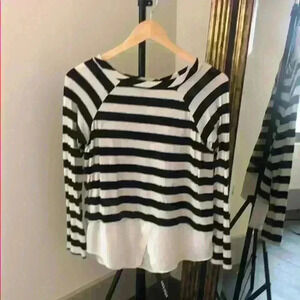 Long Sleeve Stripe Tshirt